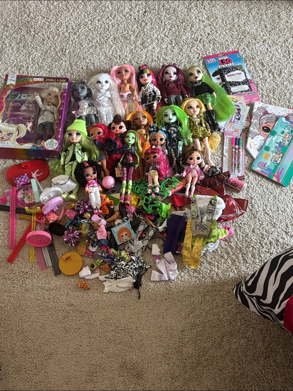 Rainbow High Monster High lol surprise doll lot
